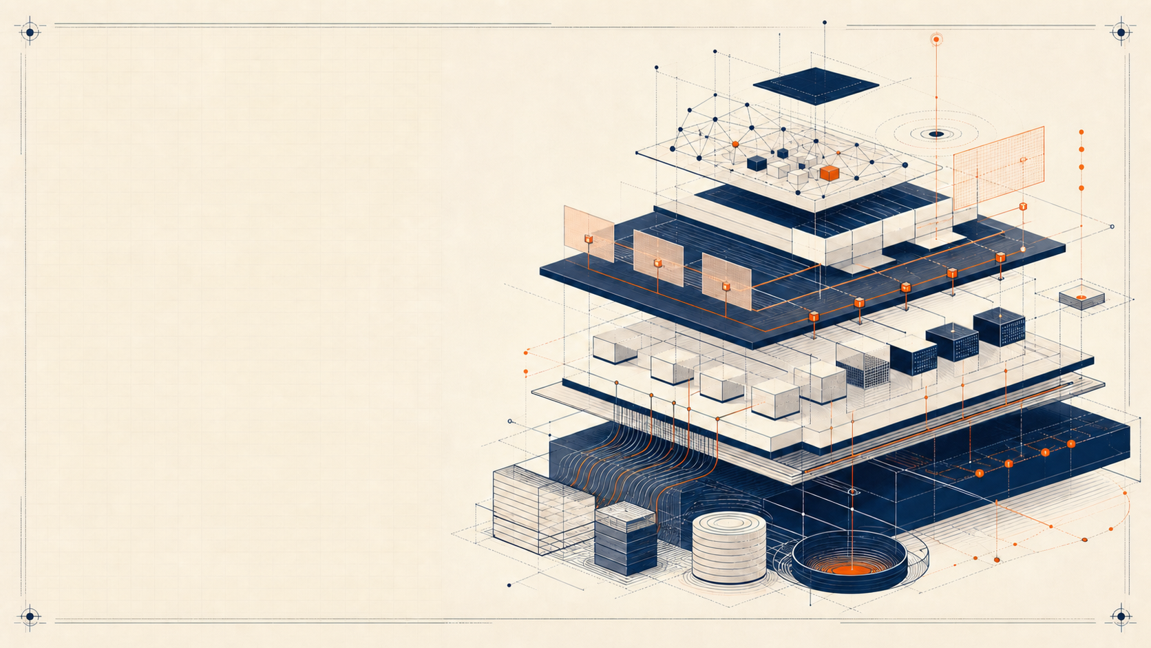 Abstract layered enterprise applications architecture blueprint